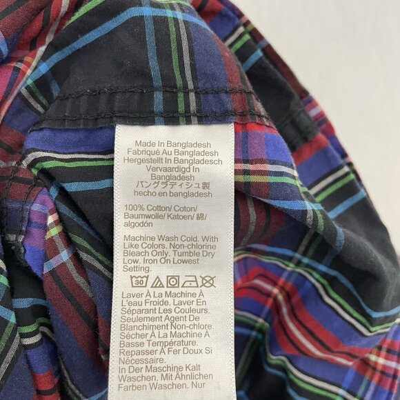 J. Crew Tartan Plaid Holiday 2 Piece Pajama Set Cotton Long Sleeve Pants size 2X - Picture 11 of 11